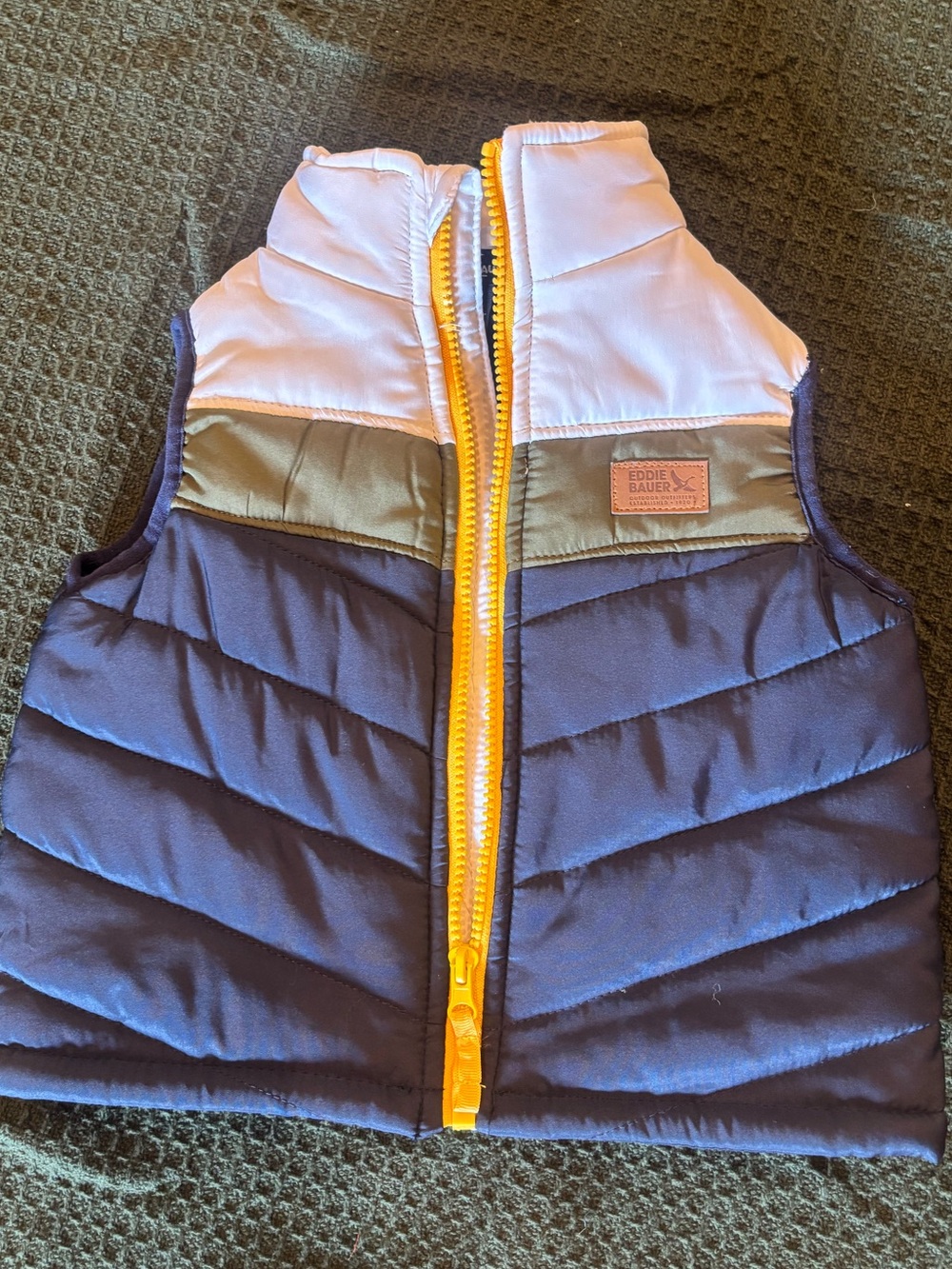 NWOT Eddie Bauer Kids Colorblock Puffer Vest | Size 2T